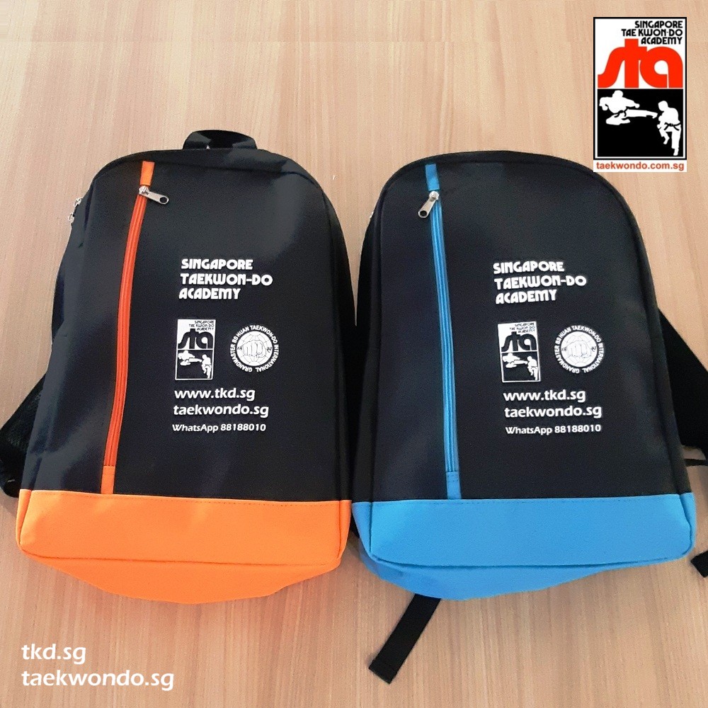 Backpack STA 50 Years Singapore Taekwondo Academy Northpoint City Yishun Khatib Sembawang Kinex Paya Lebar PLQ Katong Bedok