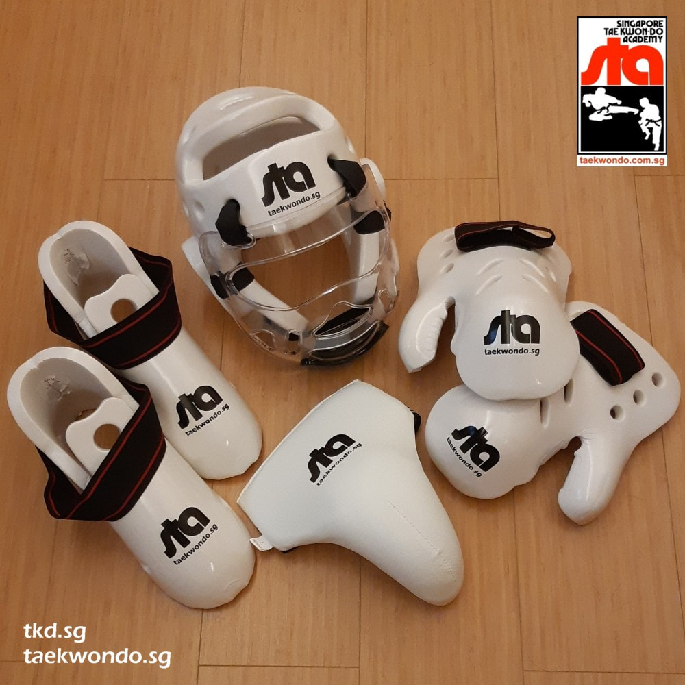 Full Safety Sparring Gears Singapore Taekwondo Academy Northpoint City Yishun Khatib Sembawang Kinex Paya Lebar PLQ Katong Bedok