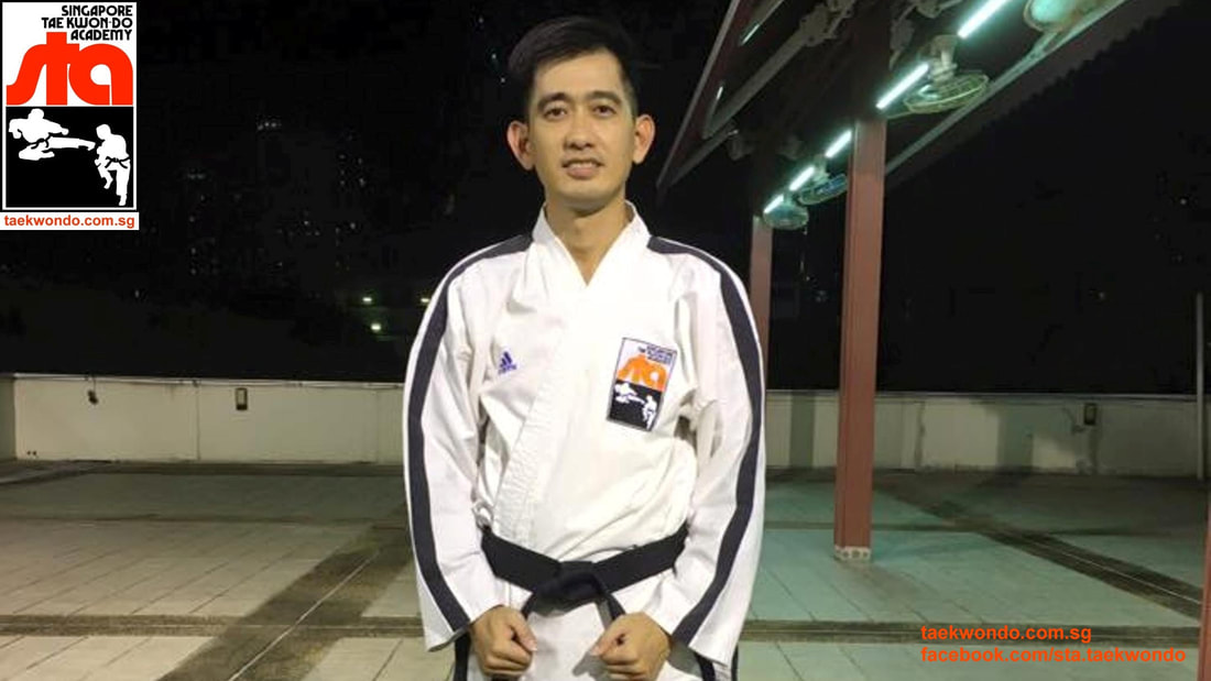 Master Aaron Huan 6th Dan, Master Instructor & Examiner Singapore Taekwondo Academy Bukit Batok CSC