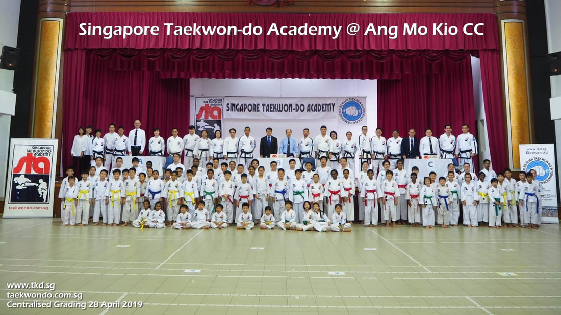 STA Centralised Grading Ang Mo Kio CC Master Aaron Huan Kebun Baru Yio Chu Kang Bishan Serangoon Singapore Taekwondo Academy