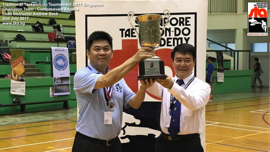 2017 Champion Compassvale Aspella Instructor Andrew Seck T3 Traditional Taekwondo Tournament Singapore Taekwondo Academy STA