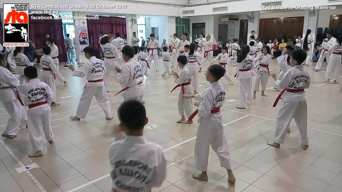 Centralised Grading 29 Oct 2017 Black Belt Colour Belt Singapore Taekwon-do Academy HQ Taekwondo STA International recognized