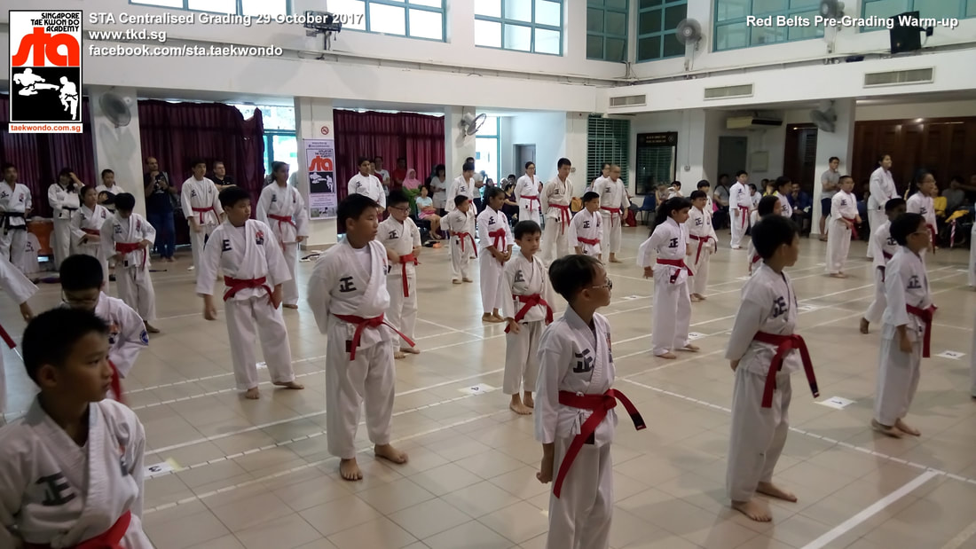 Centralised Grading 29 Oct 2017 Black Belt Colour Belt Singapore Taekwon-do Academy HQ Taekwondo STA International recognized