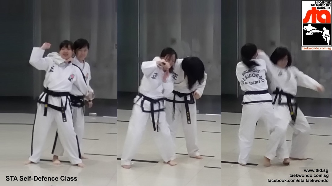 STA Self Defence Class, Unarmed Close Combat Training, Singapore Taekwon-do Academy HQ Taekwondo TKD SG