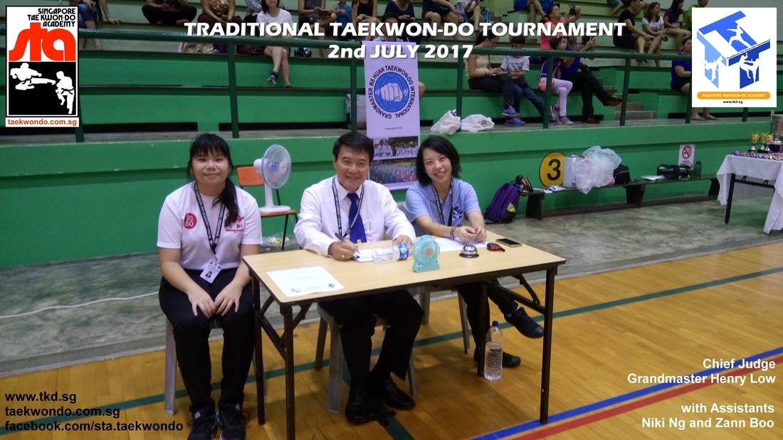Chief Judge Grandmaster Henry Low, Traditional Taekwon-do Tournament 2017