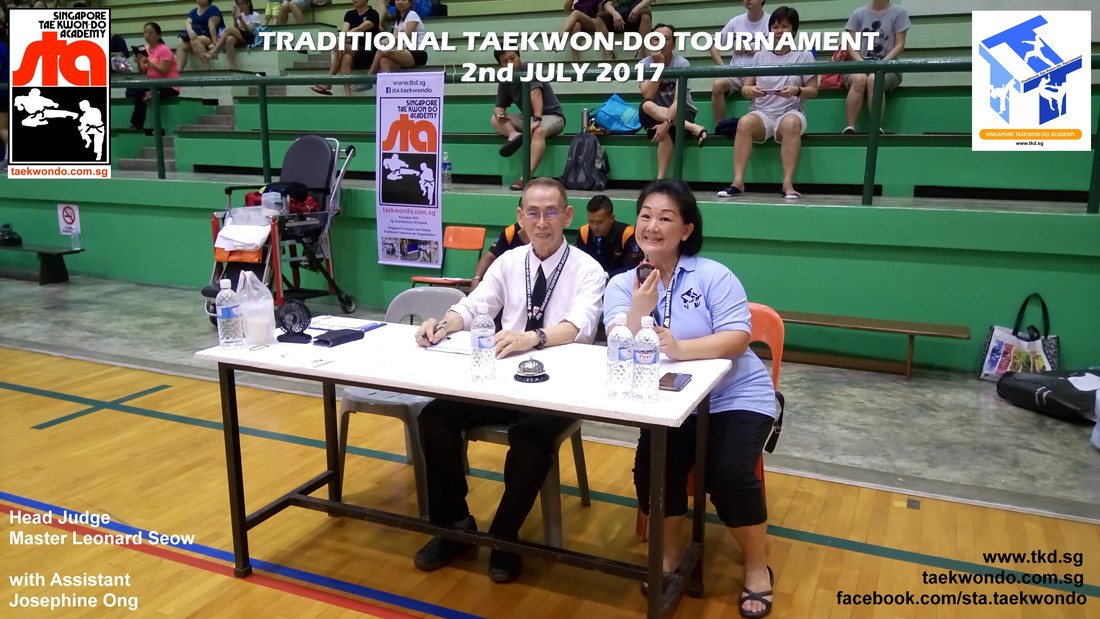 Head Judge Master Leonard Seow, Traditional Taekwon-do Tournament 2017