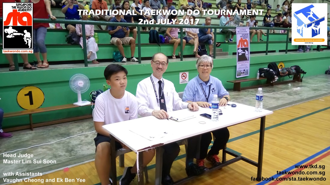 Head Judge Master Lim Sui Soon, Traditional Taekwon-do Tournament 2017