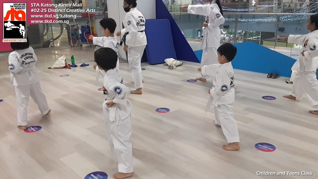Katong Kinex Children Kids Teens Class Distinct Creative Arts Paya Lebar PLQ Sims Haig Road Singapore Taekwondo Academy TKD