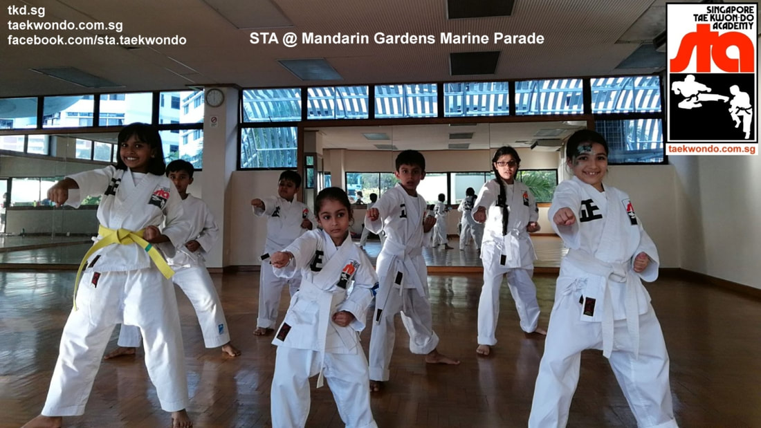 Mandarin Gardens Training Marine Parade Siglap East Coast Bedok Anjanette Huan Kids Children Private Best Taekwondo School Class Lessons Singapore Taekwon-do Academy HQ TKD SG