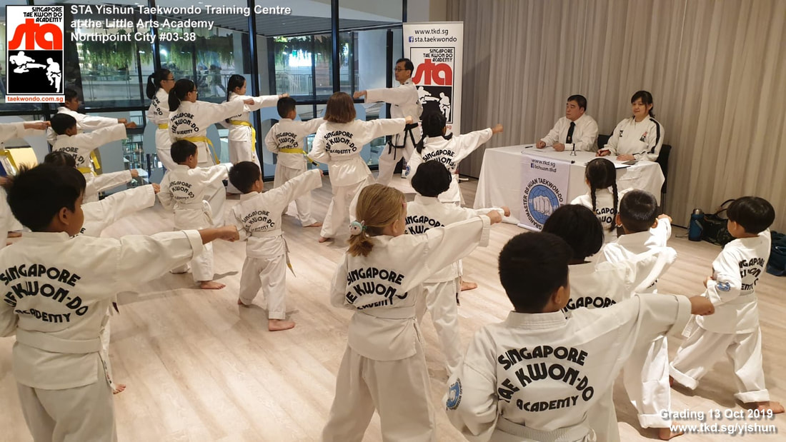 Grading Children Kids Adults Teens Yishun Northpoint City Sembawang Woodlands Khatib Canberra Singapore Taekwondo Academy TKD