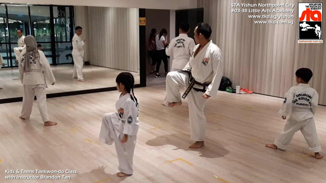 Kids Teens Class Brandon Yishun Northpoint City Sembawang Woodlands Khatib Canberra Singapore Taekwondo Academy Sengkang TKD