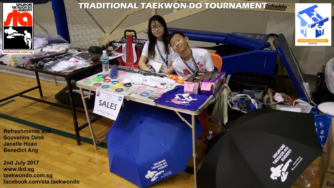 Refreshments and Souvenirs Desk, Traditional Taekwon-do Tournament 2017