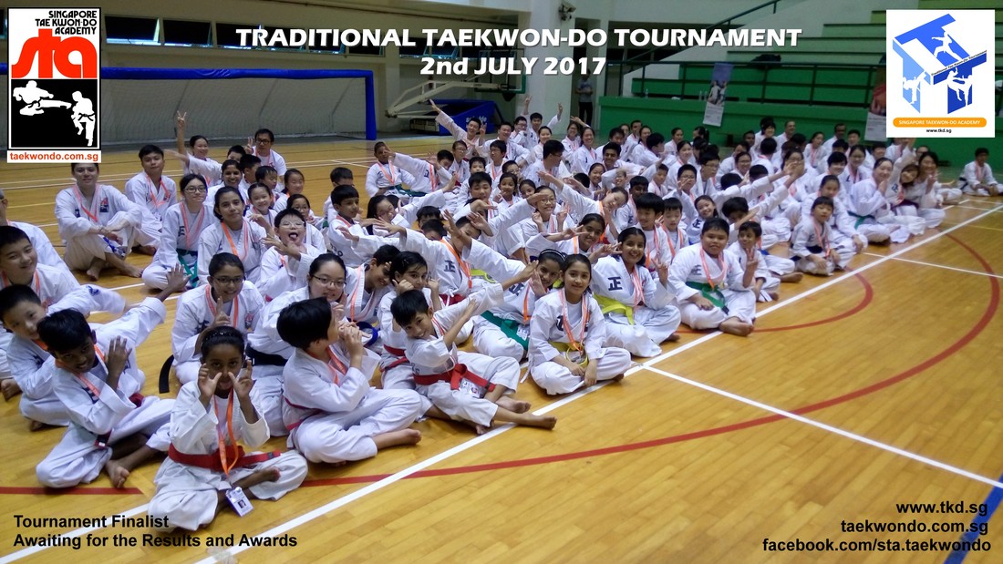Junior Finalist Awaiting Results, Traditional Taekwon-do Tournament 2017