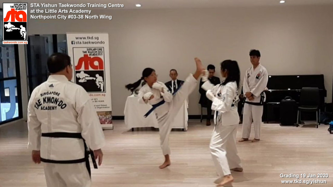 Free Sparring Grading Aquarius Bedok Reservoir Tampines Adrian Huan Singapore Taekwondo Academy TKD STA Teens Children Kids